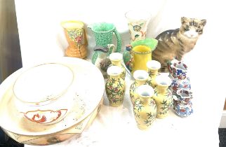 Selection of miscellaneous to include a Sylvac jugs, ironstone, oriental etc