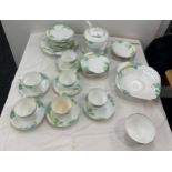 Melba bone china part tea set