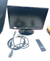 LG Flatron m2262d Full HD monitor TV with remote, untested