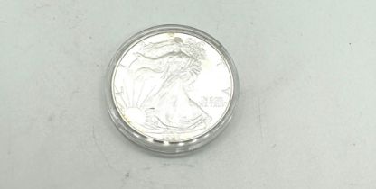 Proof 1993 Liberty one dollar coin 1oz of fine silver