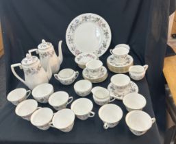 Selection Of Royal Worcester part tea services incldes 2 tea pots, cups, saucers etc