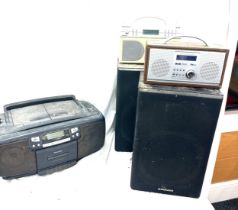 pioneer S-Z71 speakers, and a selection of radios, all untested