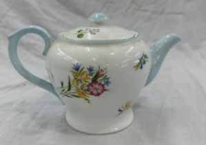 Vintage Shelley Wild flowers tea pot