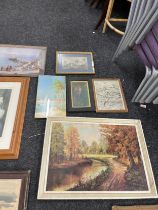 Large selection of prints and pictures largest measures approx 30.5 wide by 22 tall