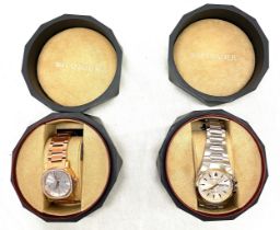 2 Wittnauer wristwatches, one men and one ladies.