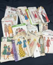 Vintage sewing patterns to include Style etc