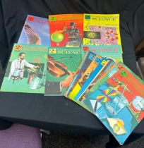 Selection of vintage science magazines