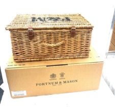 Fortnum and mason wicker basket in original box