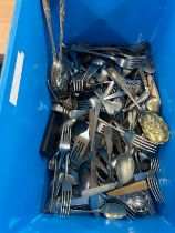 Large selection of assorted cutlery
