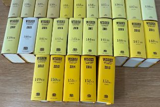 Selection of Wisden Cricketers Almanack books to include the following years: 1933, 1976 - 1982,