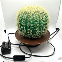 Vintage cactus, multicoloured lamp, working order