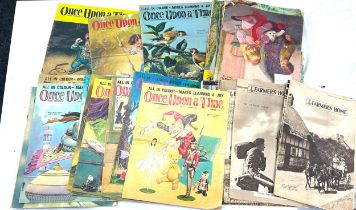 Selection of vintage and later magazines includes once upon a time etc