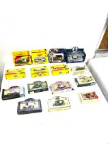 Selection of boxed diecast cars to include Shell collection, Corgi James Bond etc