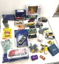 Selection of boxed diecast cars, trains, models etc, to include matchbox, Corgi etc