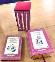 Boxed set of 3 Charles Dickens books together with a Christmas carol, Bleak house