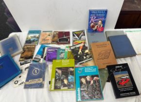 Large selection of vintage and later car books includes auto cars etc