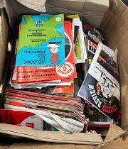 Job lot of manchester united programmes/ magazines