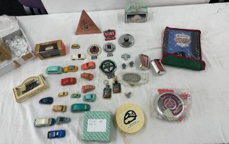 Selection of collectable toy cars etc