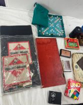 Large selection of miscellaneous includes vintage games, shellac records etc