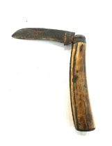 Early Sutton and Son Co stag horn handle pruning knife