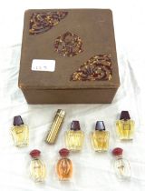 Selection of vintage miniature perfumes