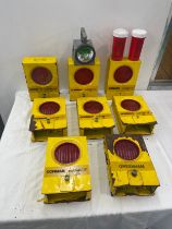 Selection of Railway lamps, B R lamp and Dorman traffic lamps