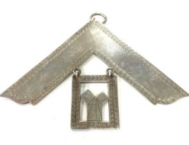 Hallmarked Silver Masonic jewel, approximate weight 69g