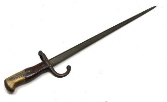 Antique French 1877 Chassepot sword bayonet no scabbard