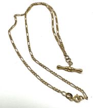 9ct gold watch chain style necklace weight 2.7g