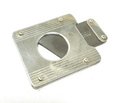 silver hallmarked cigar cutter