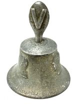 WW2 Aluminium Bell Made From The Metal Of Shot Down German Aircraft