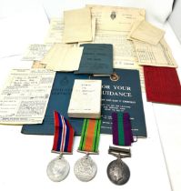 WW.2 R.A.F Medals & Original Paperwork Group. All Relates To Cpl. H.A. Bartlett. Joined 1939- served