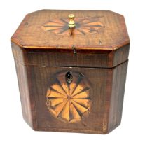 Antique inlaid Tea Caddy Box