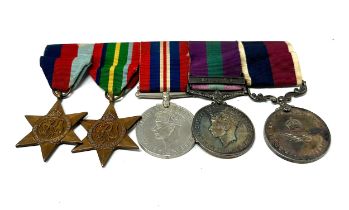 WW.2 - GV.1 R.A.F Mounted Long Service Medal Group. Long Service Named 562570 F/Sgt. G.G. Mallett