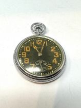 WALTHAM Gents WWII Military Issued POCKET WATCH Hand-wind