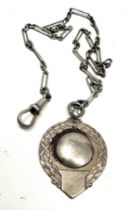 silver fob & chain