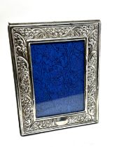 Vintage Silver picture frame measures approx 18cm by 14cm