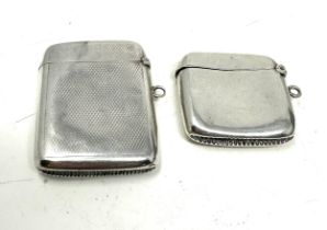 3 antique silver vesta cases