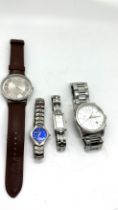 Selection of Gents Emporio Armani wristwatches, untested