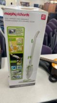 Boxed 5 in 1 Morphy Richards steam mop, untested