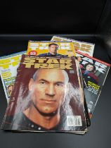 Five original Star Trek magazines from 90s, including the 10th anniversary magazine, a must-have for