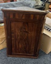 Corner cabinet measures approximately 37 tall 27 inches wide 13 inches depth