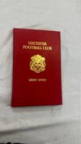 Leicester tigers leicester football club 1880-1980 100 years, signed book limited edition number 35