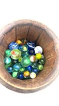 Large selection of vintage marbles
