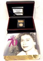 The London Mint cased 2022 Queen Elizabeth II platinum jubilee 22ct sovereign, limited edition proof