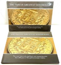 2 copies of the twelve greatest Sovereigns-200 Years of the Gold Sovereign History (one sealed)