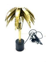 Vintage retro palm tree lamp - working