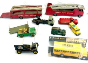 Selection of vintage Dinky, Meccano diecast vehicles, played with condition, to include Dinky