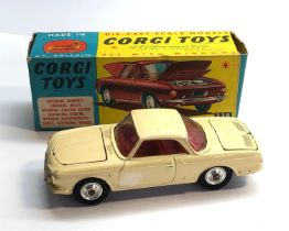 Original boxed corgi volkswagon 1500 karmann ghia as shown condition