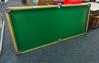 Pool table and a selection of Cues